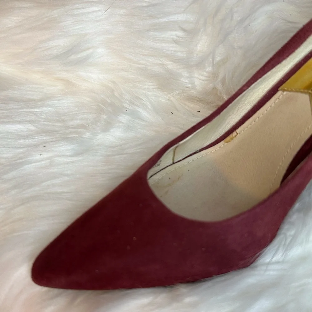 Michael Kors Red Suede Stiletto Heels